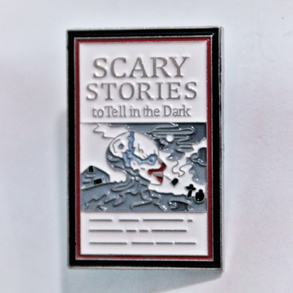 90's baby nostalgia spooky book pin - Picture 2 of 8